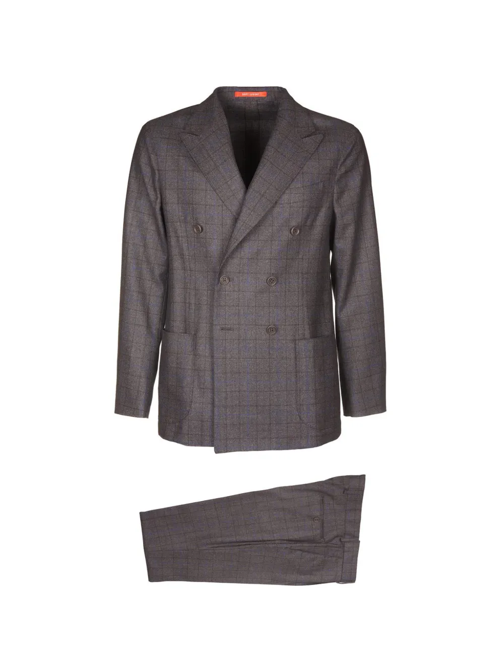 Bagnoli Sartoria Napoli patterned suit - Grigio