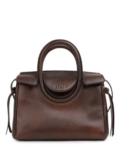 STAUD Maude leather tote bag