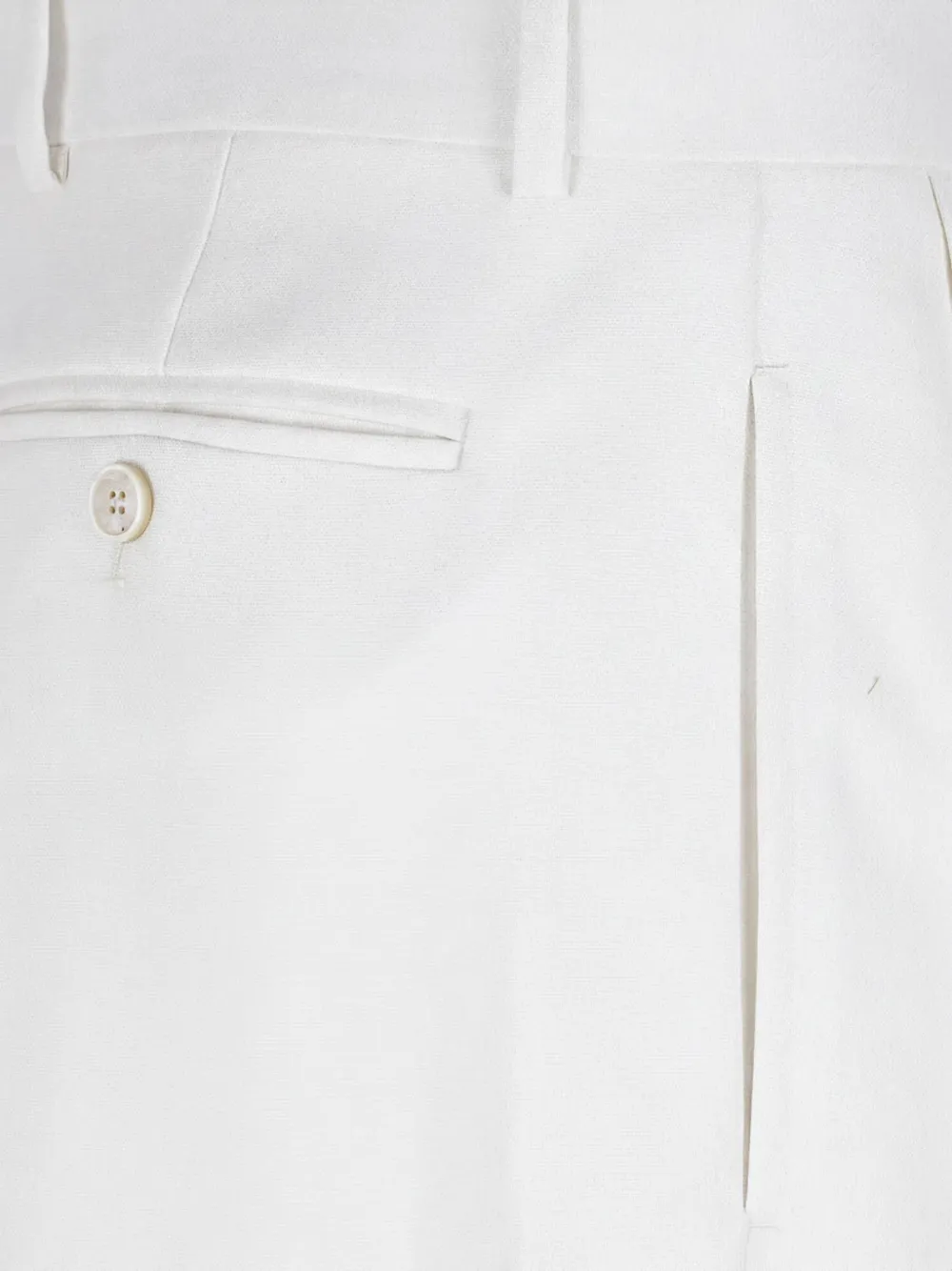Givenchy Plooibroek van wol en mohair Wit