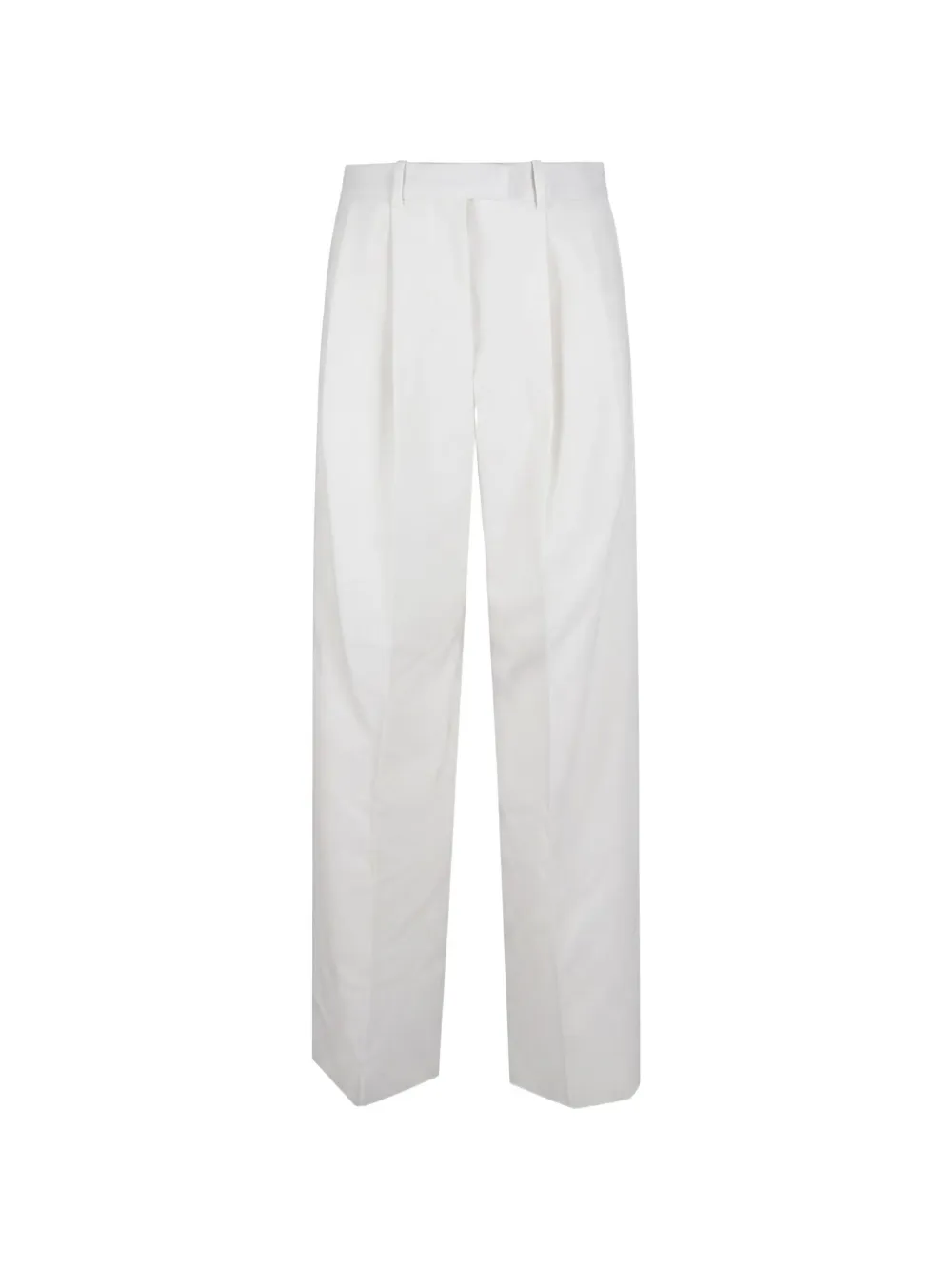 Givenchy double pleat pants in wool and mohair - White