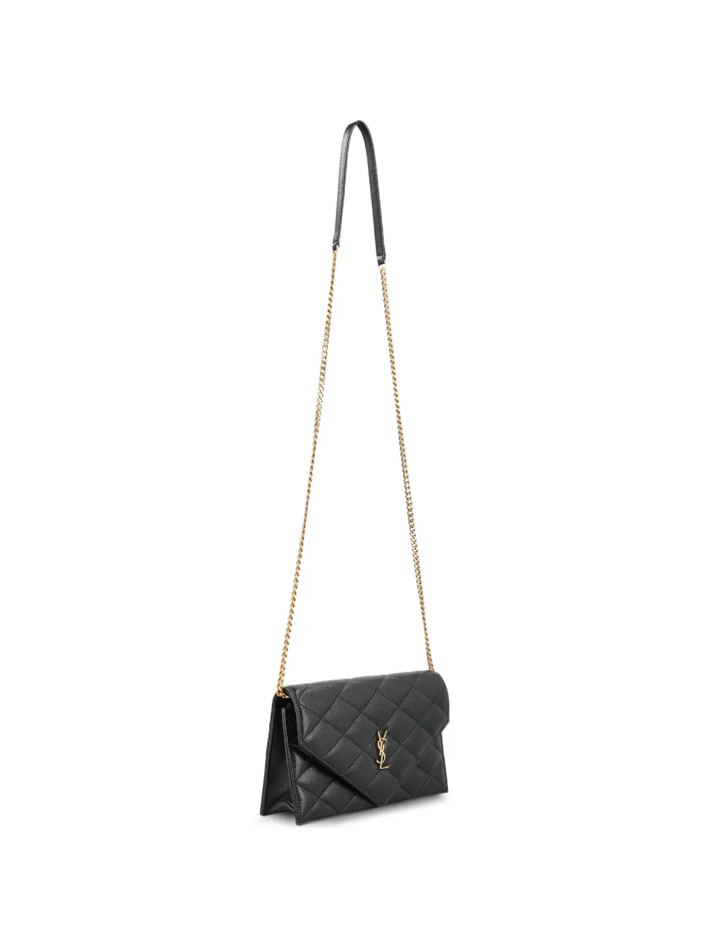 Saint Laurent Leren schoudertas Zwart