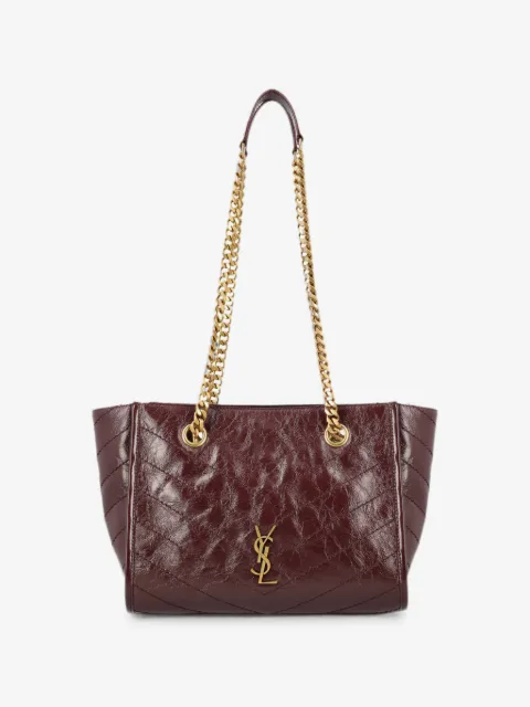 Saint Laurent chevron-quilted leather tote bag