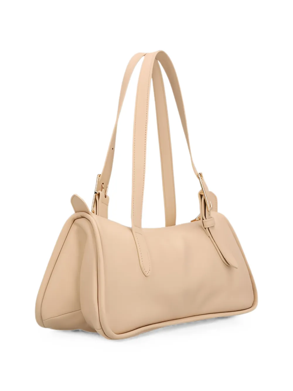 Longchamp Looong schoudertas met gespband Beige