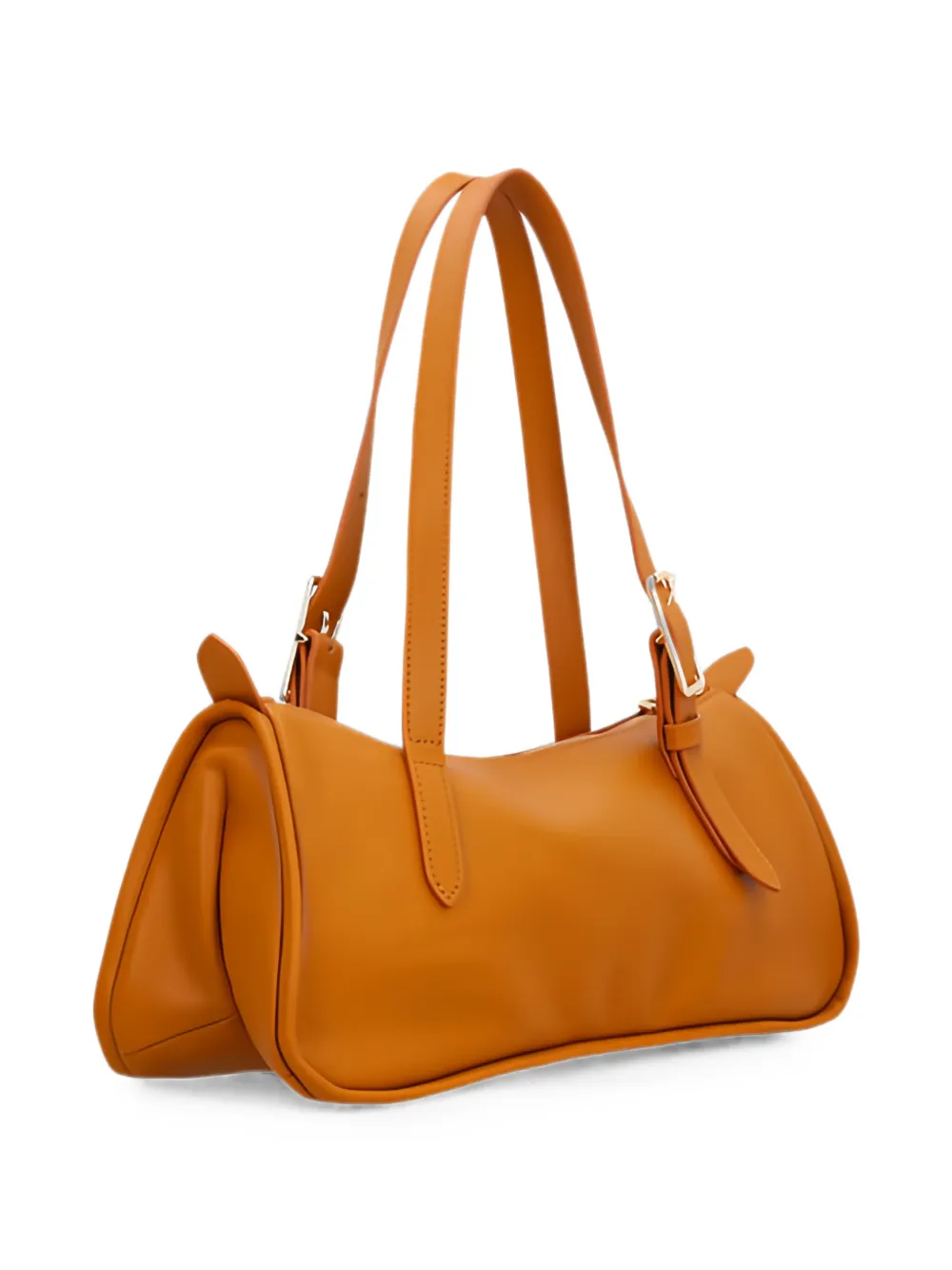 Longchamp Looong schoudertas met gespband Bruin