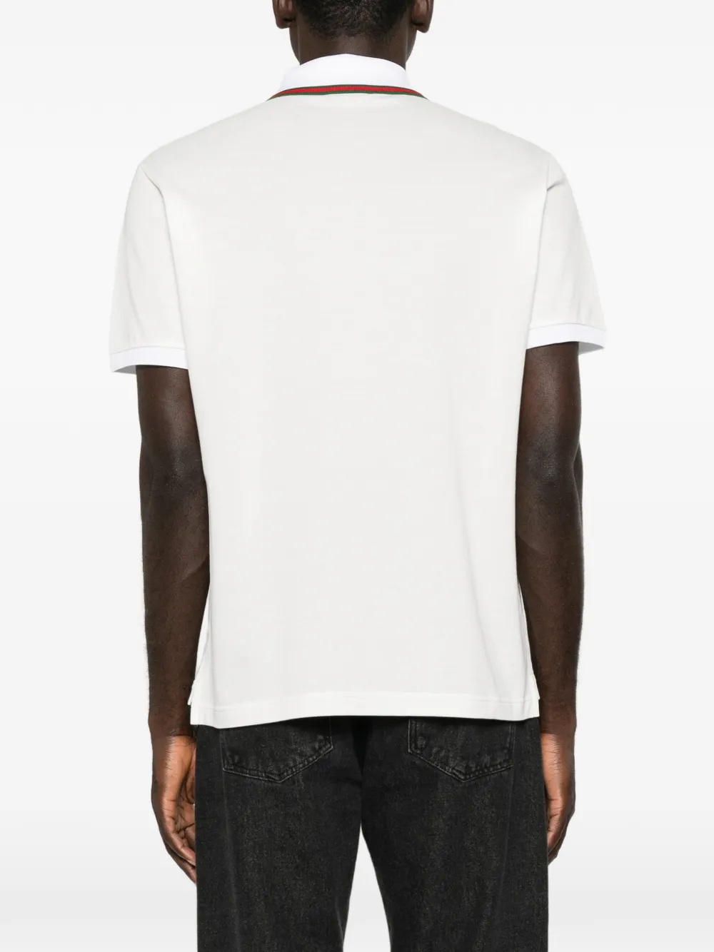 Gucci Katoenen jersey poloshirt Wit