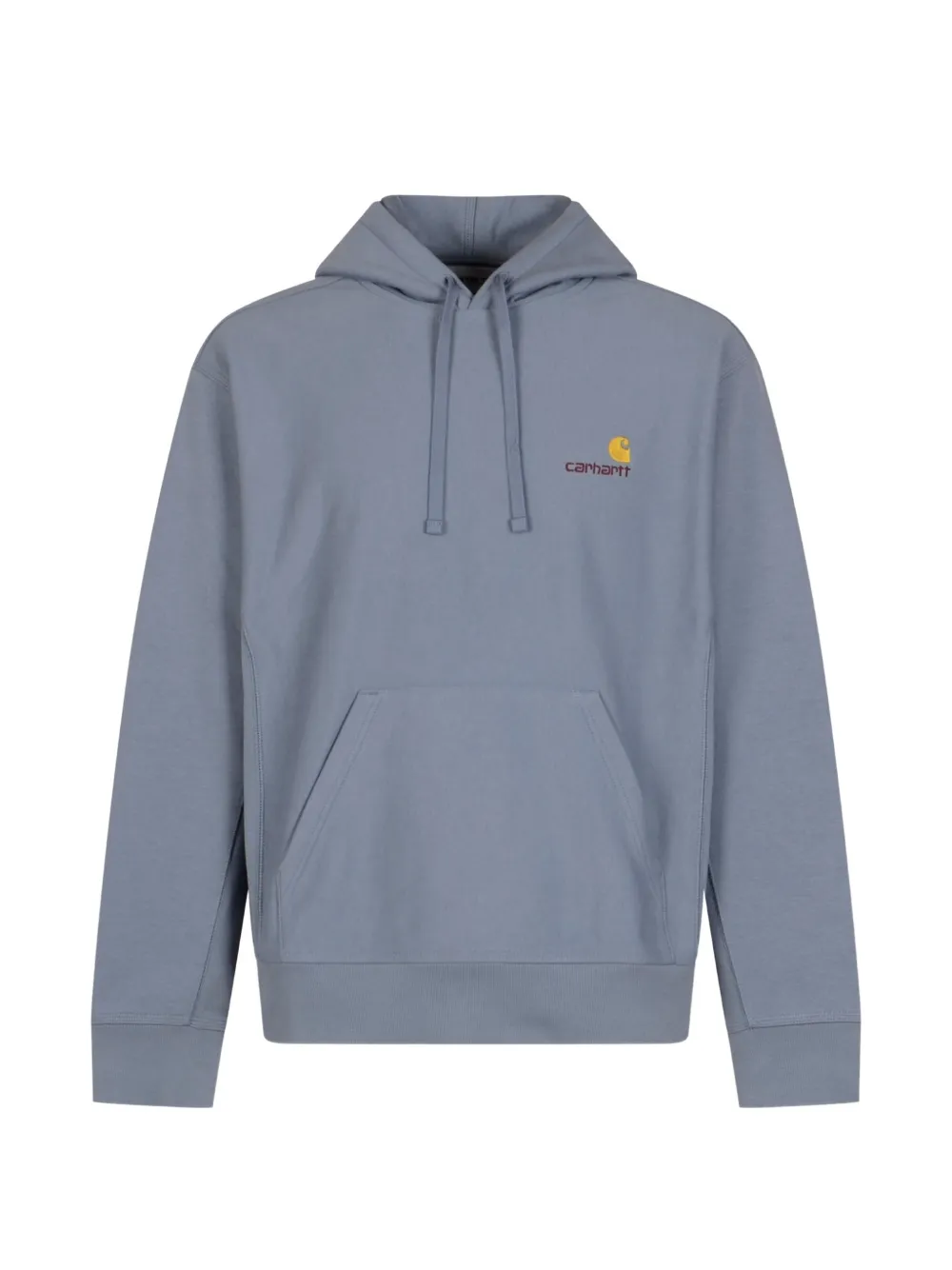 Carhartt WIP American Script logo-embroidered hoodie - Blu