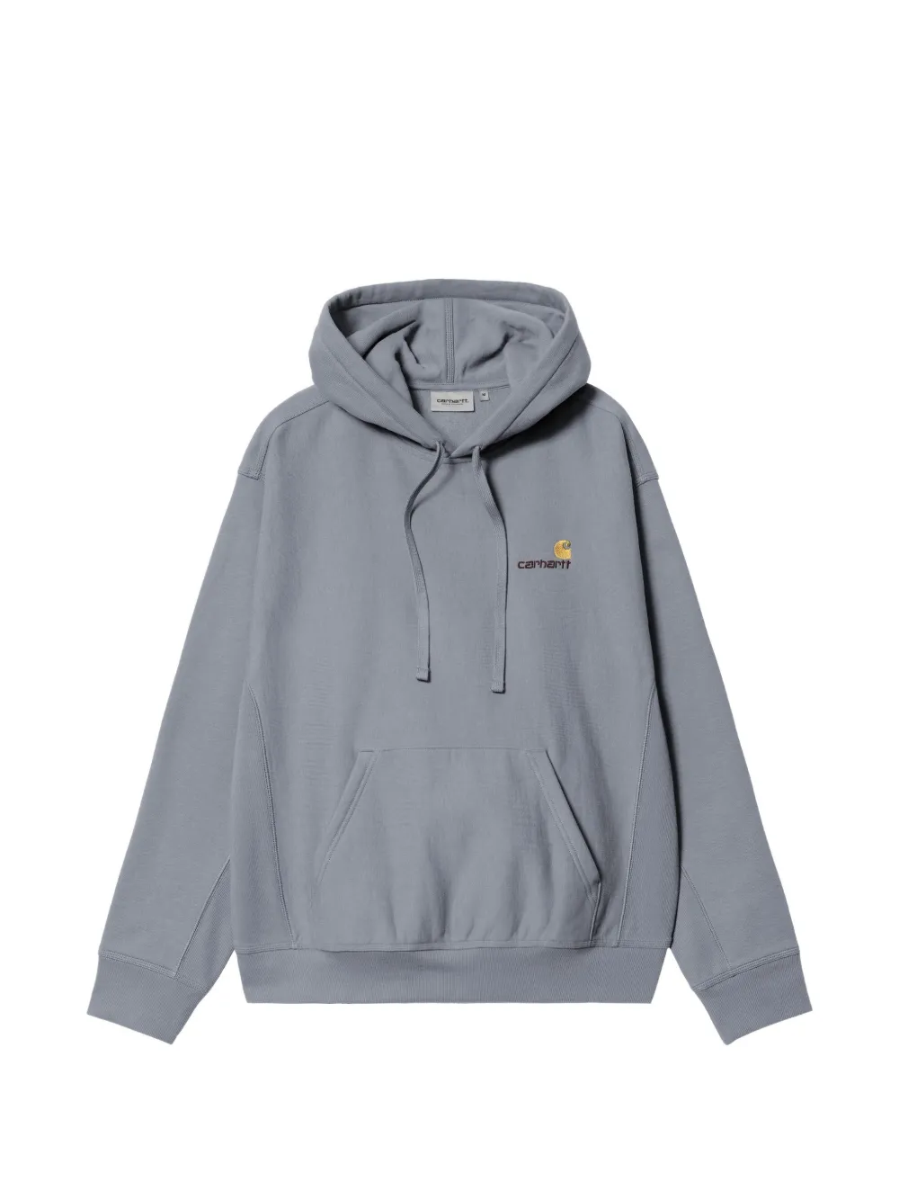 Carhartt WIP American Script hoodie met geborduurd logo Blauw