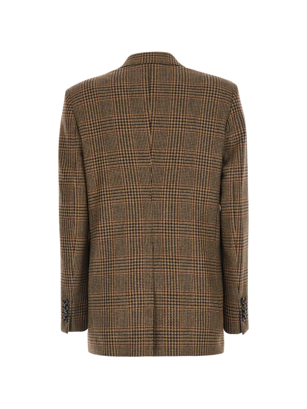 Tagliatore Berta geruite blazer met enkele rij knopen Bruin