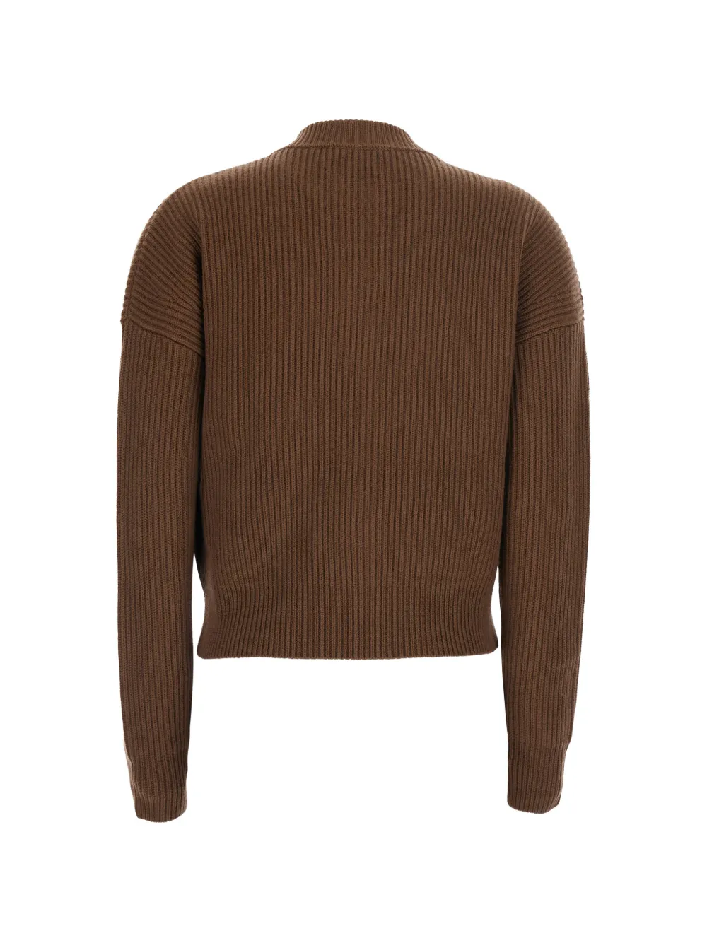 Max Mara ribbed-knit zip-up cardigan Bruin