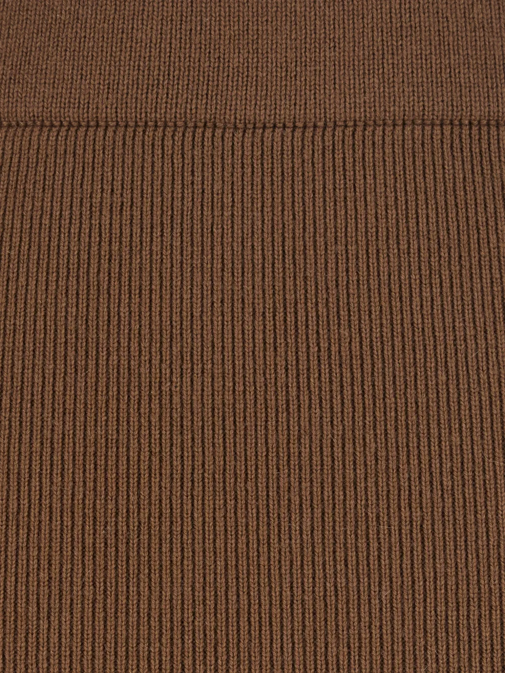 Max Mara Zucca ribbed-knit midi skirt Bruin