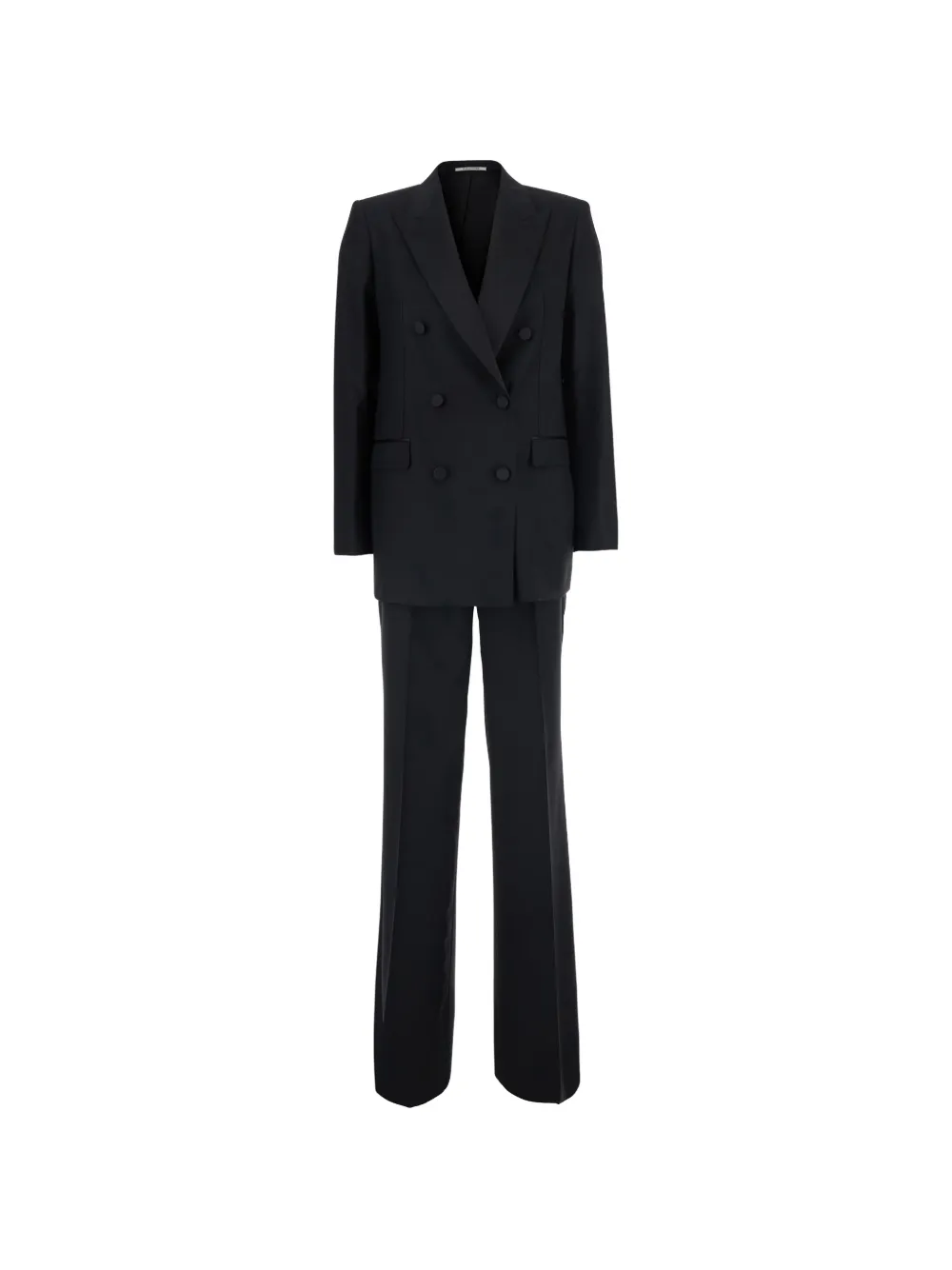 Tagliatore double-breasted peaked-lapel suit - Nero