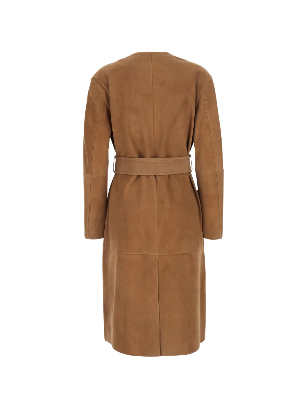 Max Mara Mantel met ceintuur Bruin
