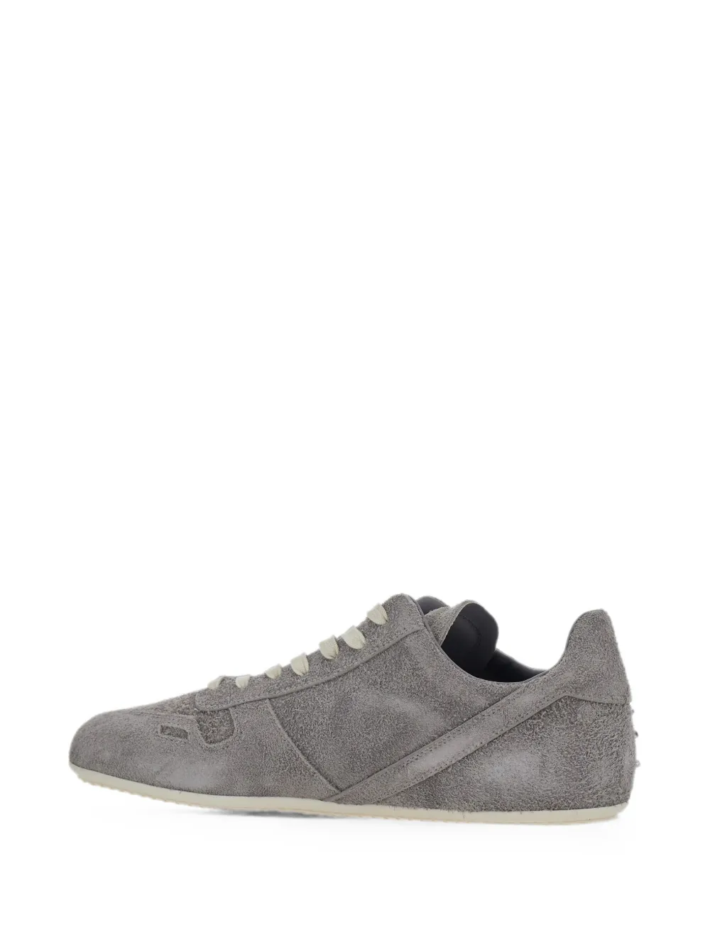 Rick Owens suede lace-up sneakers Grijs