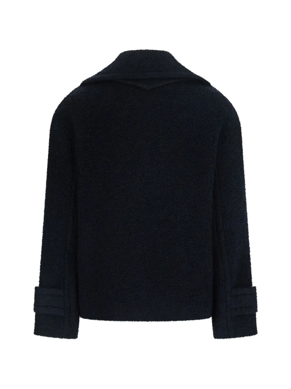 Tagliatore double-breasted bouclé jacket Blauw