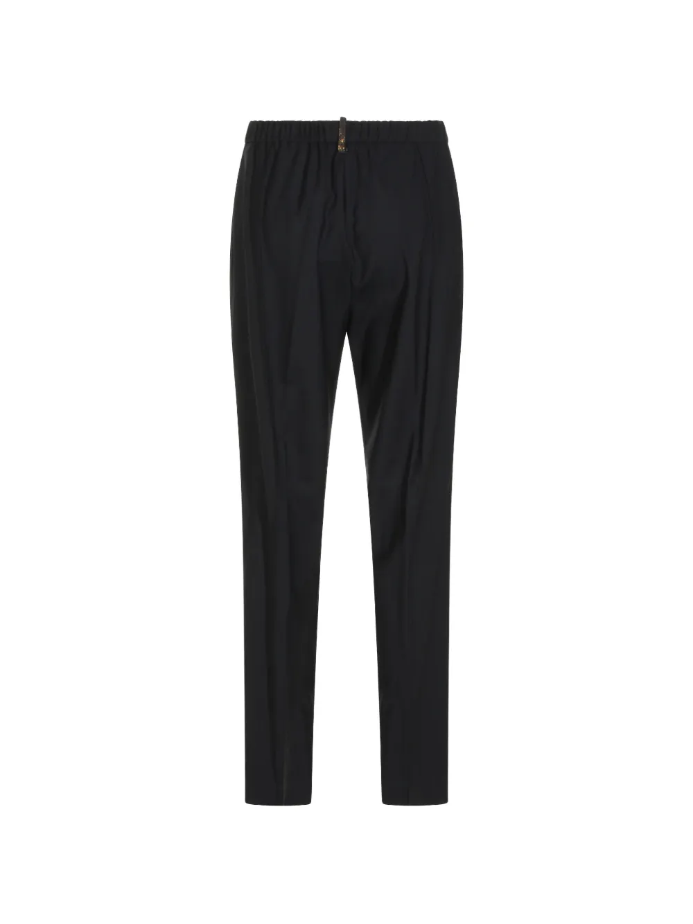 Fabiana Filippi Broek met elastische taille en kralen Zwart