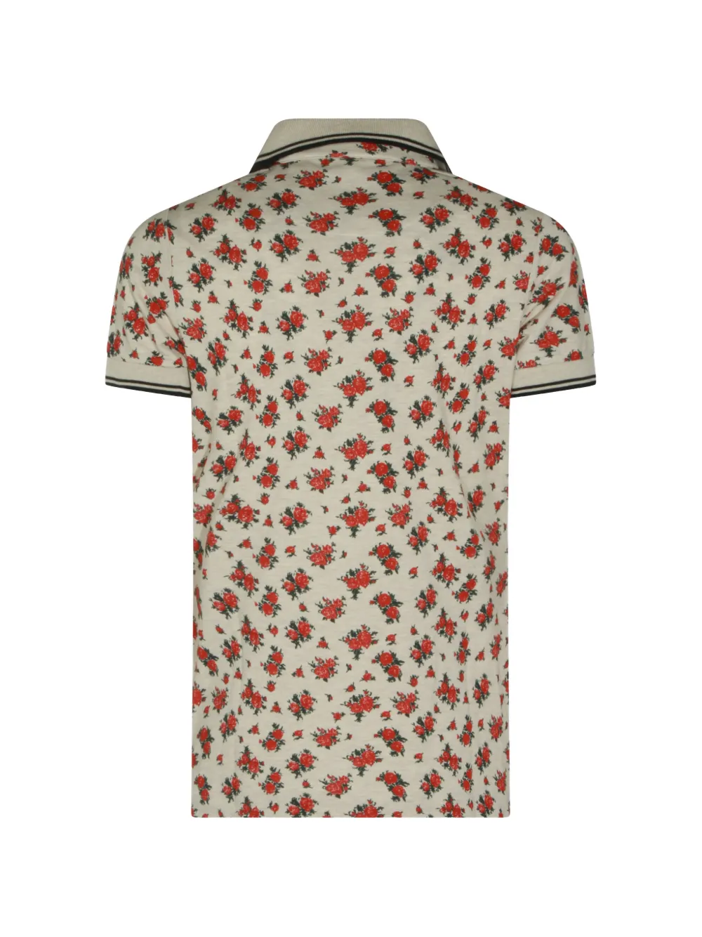 Vivienne Westwood Poloshirt met roosprint Beige