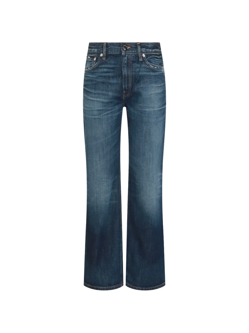 Haikure faded whiskered jeans - Blu