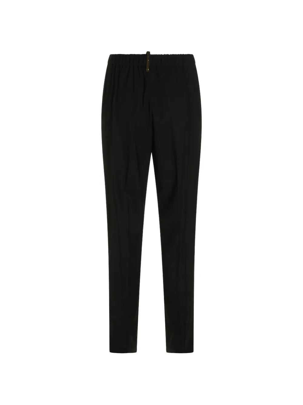 Fabiana Filippi Elastische broek met kralen afwerking Zwart
