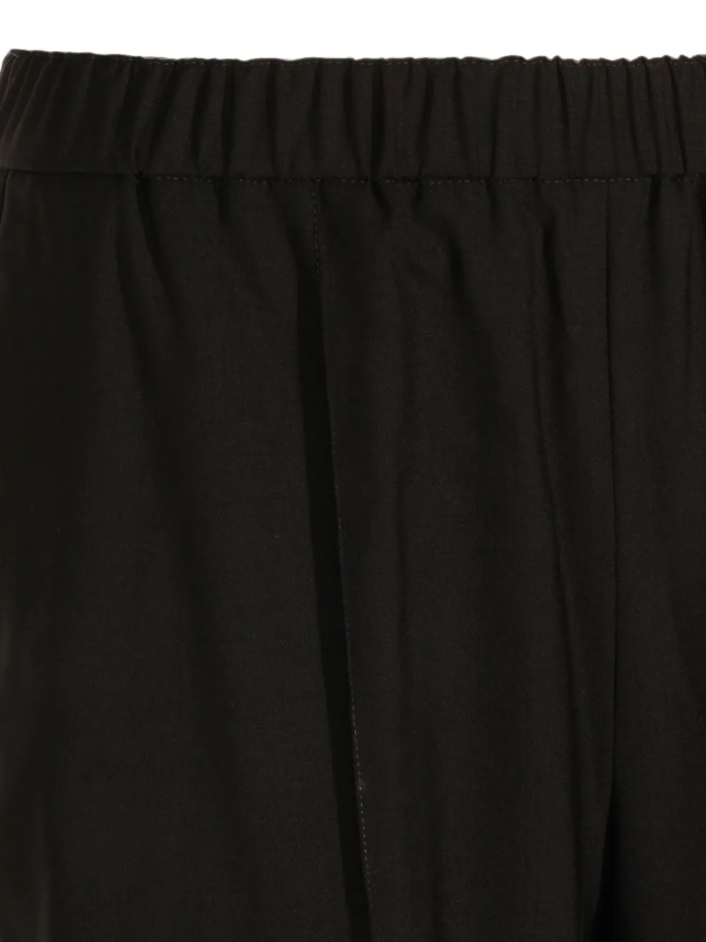 Fabiana Filippi Elastische broek met kralen afwerking Zwart