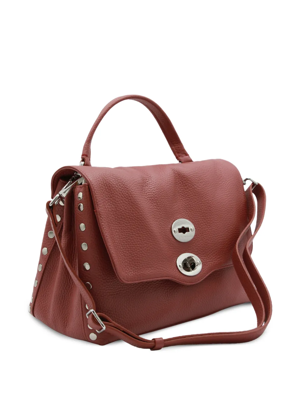 Zanellato Postina shopper met studs Rood