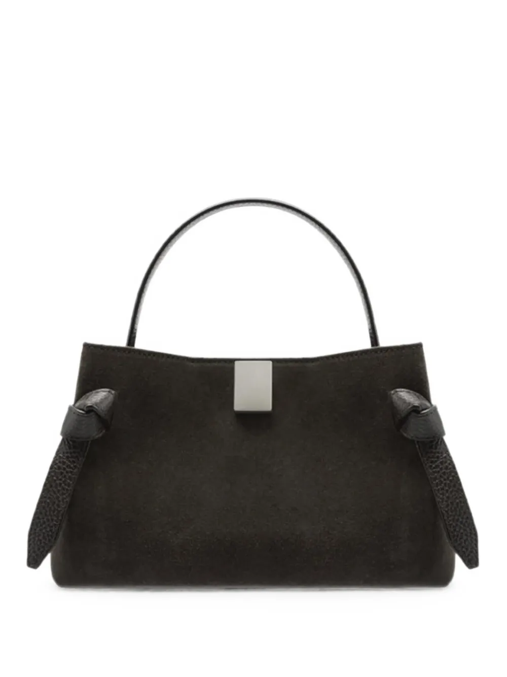 Yuzefi Gyoza suede tote bag - Marrone
