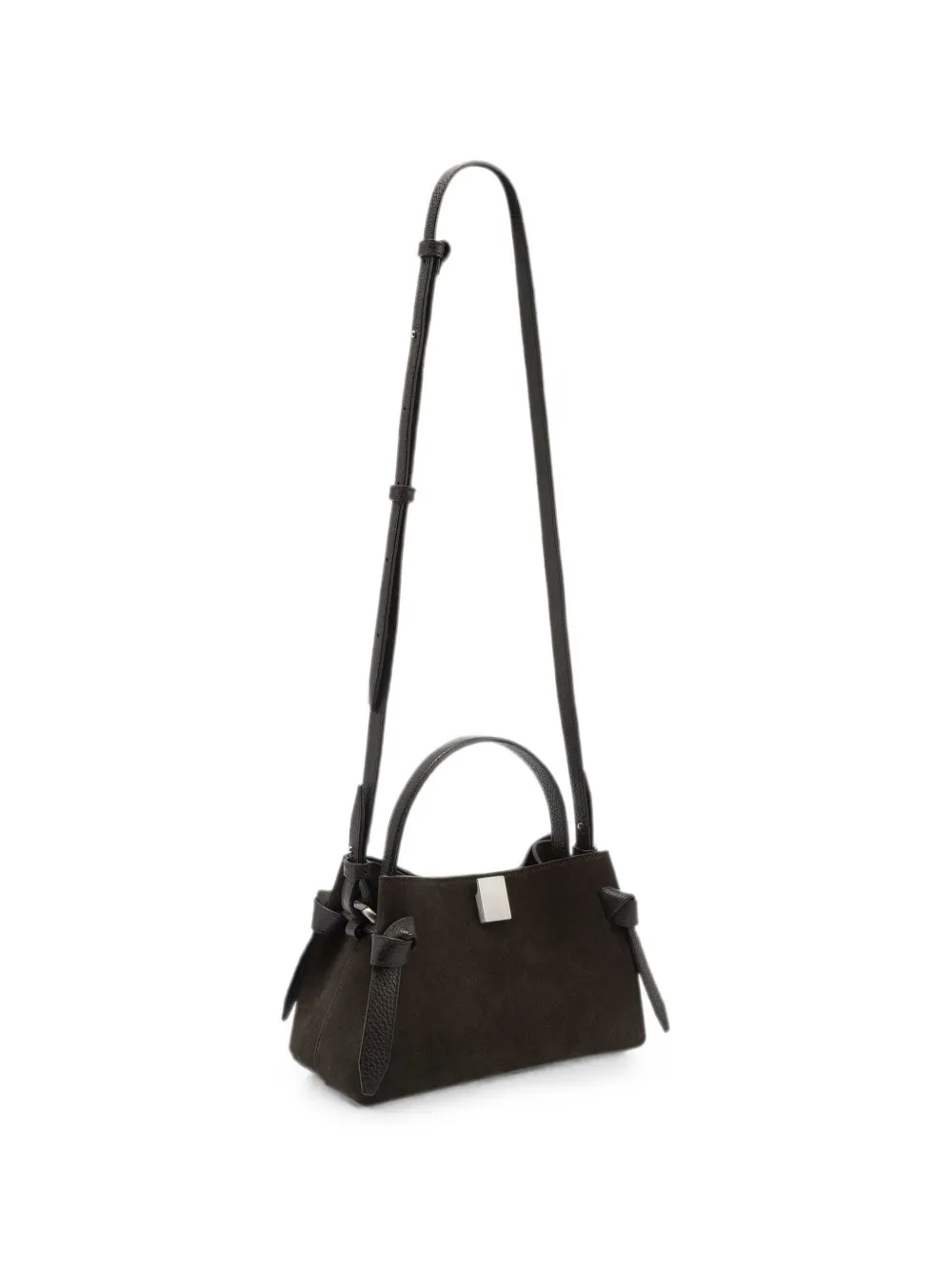 Yuzefi Gyoza suède shopper Bruin