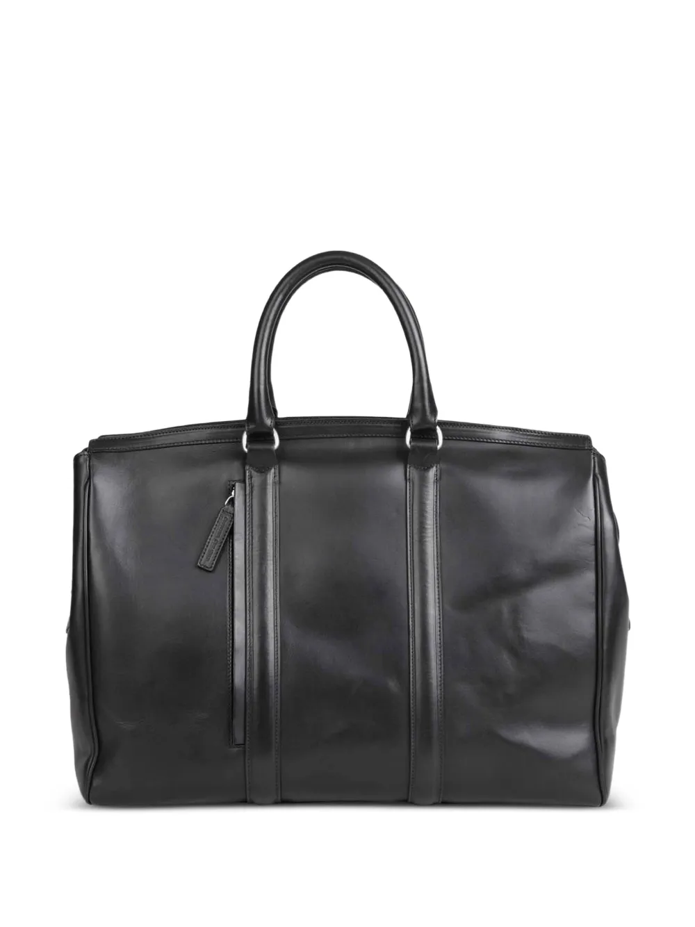Officine Creative Quentin 007 leather holdall - Nero