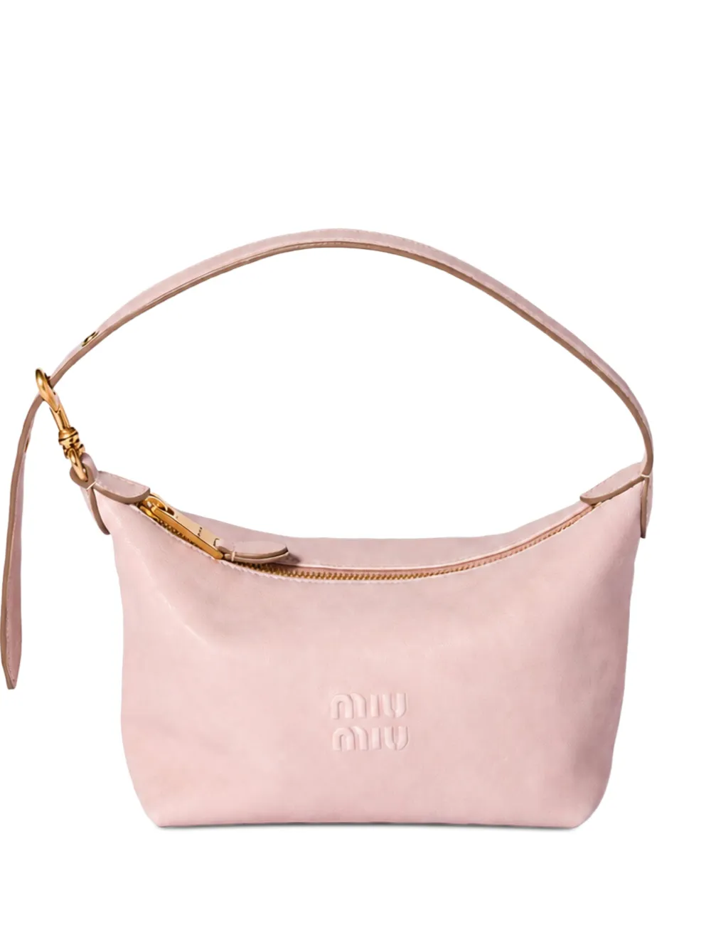 Miu Miu Spirit nappa leather pouch - Rosa