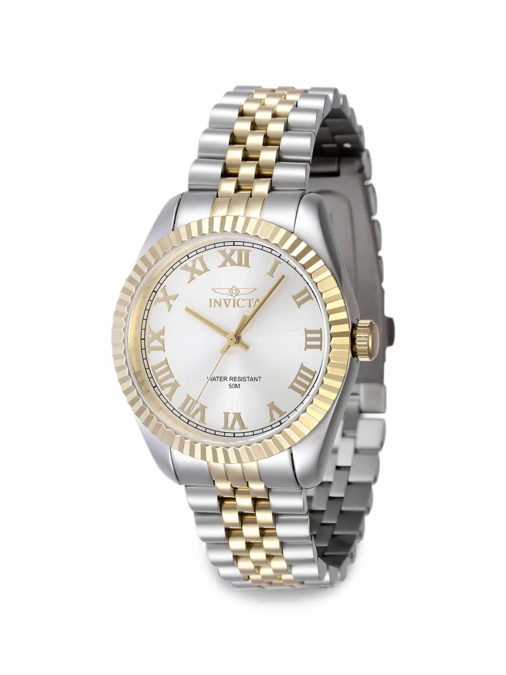 Invicta Specialty fluted bezel 36mm watch - Argento
