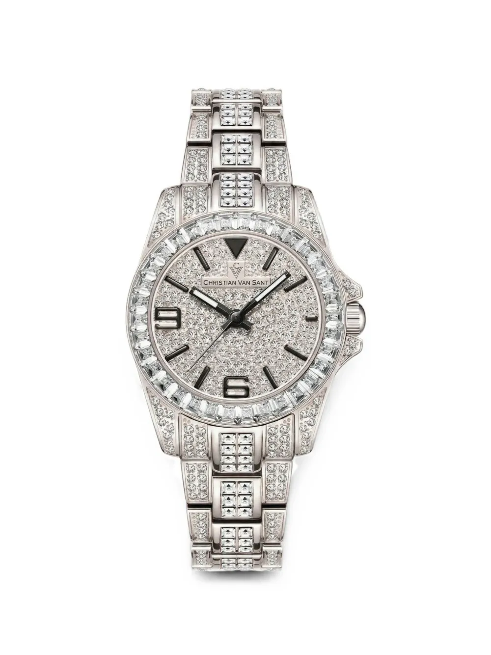 CHRISTIAN VAN SANT Orologio Majestic con cristalli 31mm - Argento