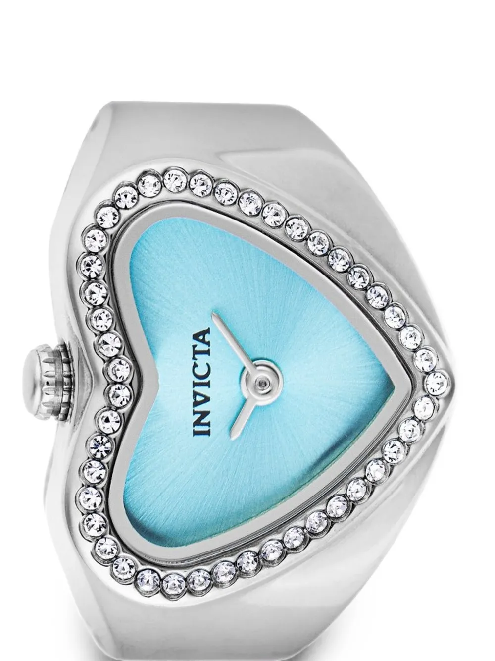 Invicta heart-shaped 18mm ring watch - Blu