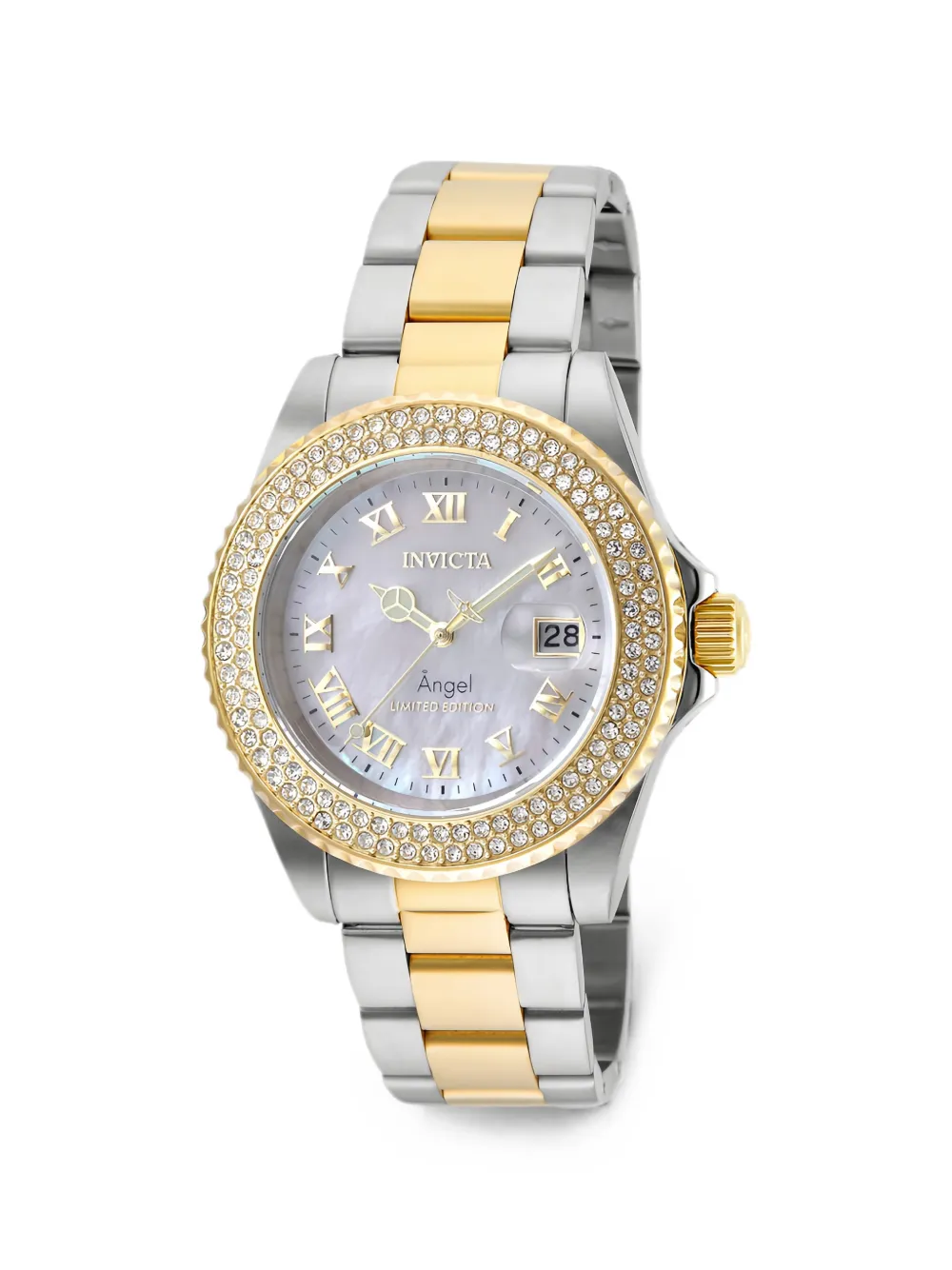 Invicta Angel crystal-embellishment 40mm watch - Argento