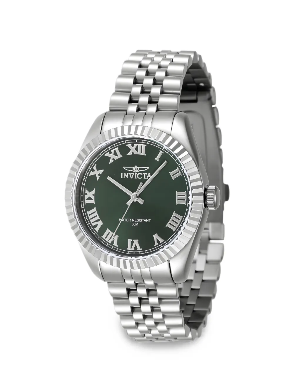 Invicta Specialty fluted bezel 36mm watch - Verde
