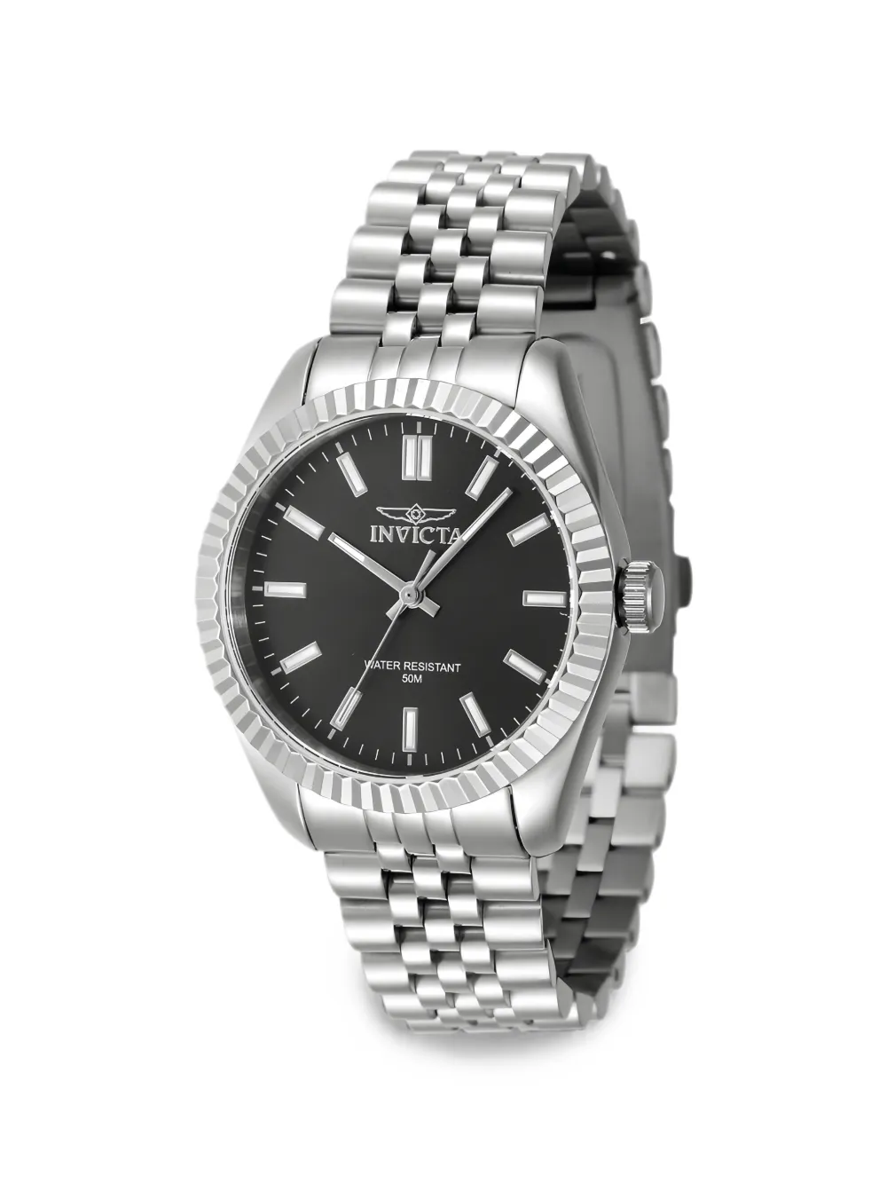 Invicta Specialty Fluted Bezel 36mm Watch In Black