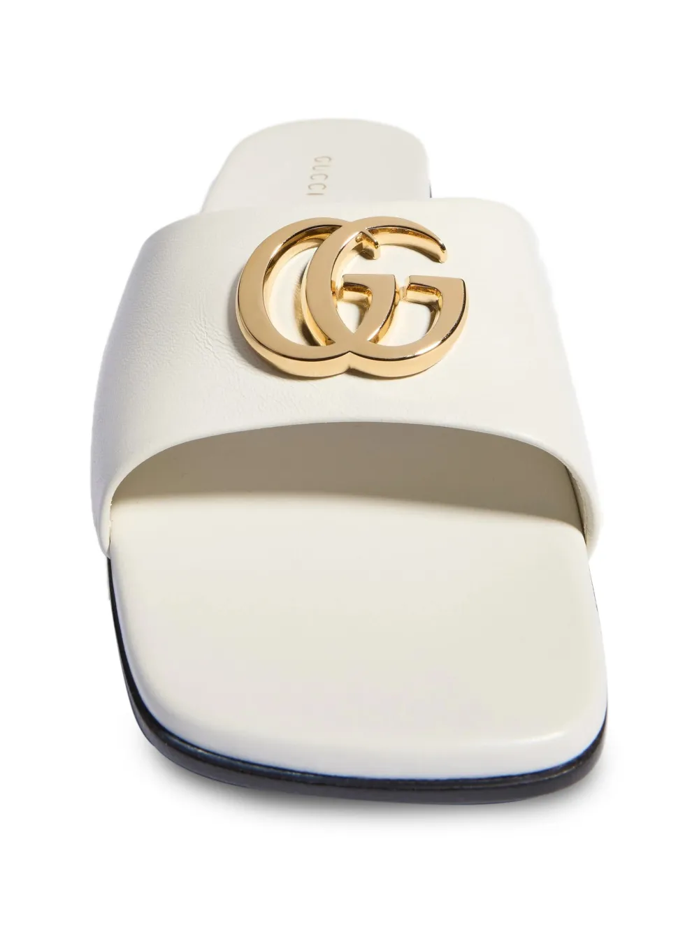 Gucci Leren sandalen met GG-logo Wit