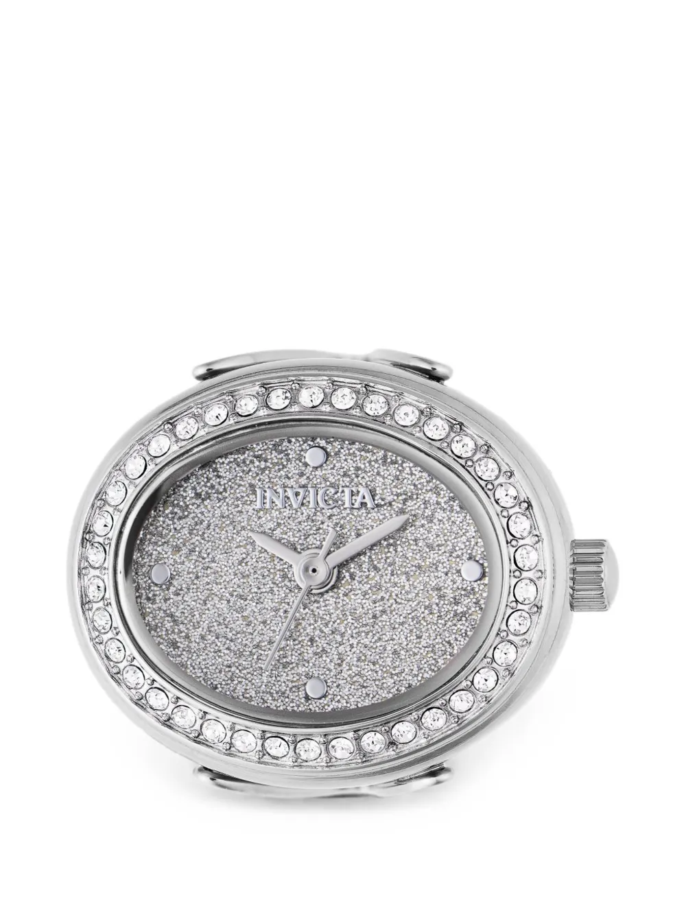 Invicta Mini Ring 24mm crystal-embellished watch - Argento