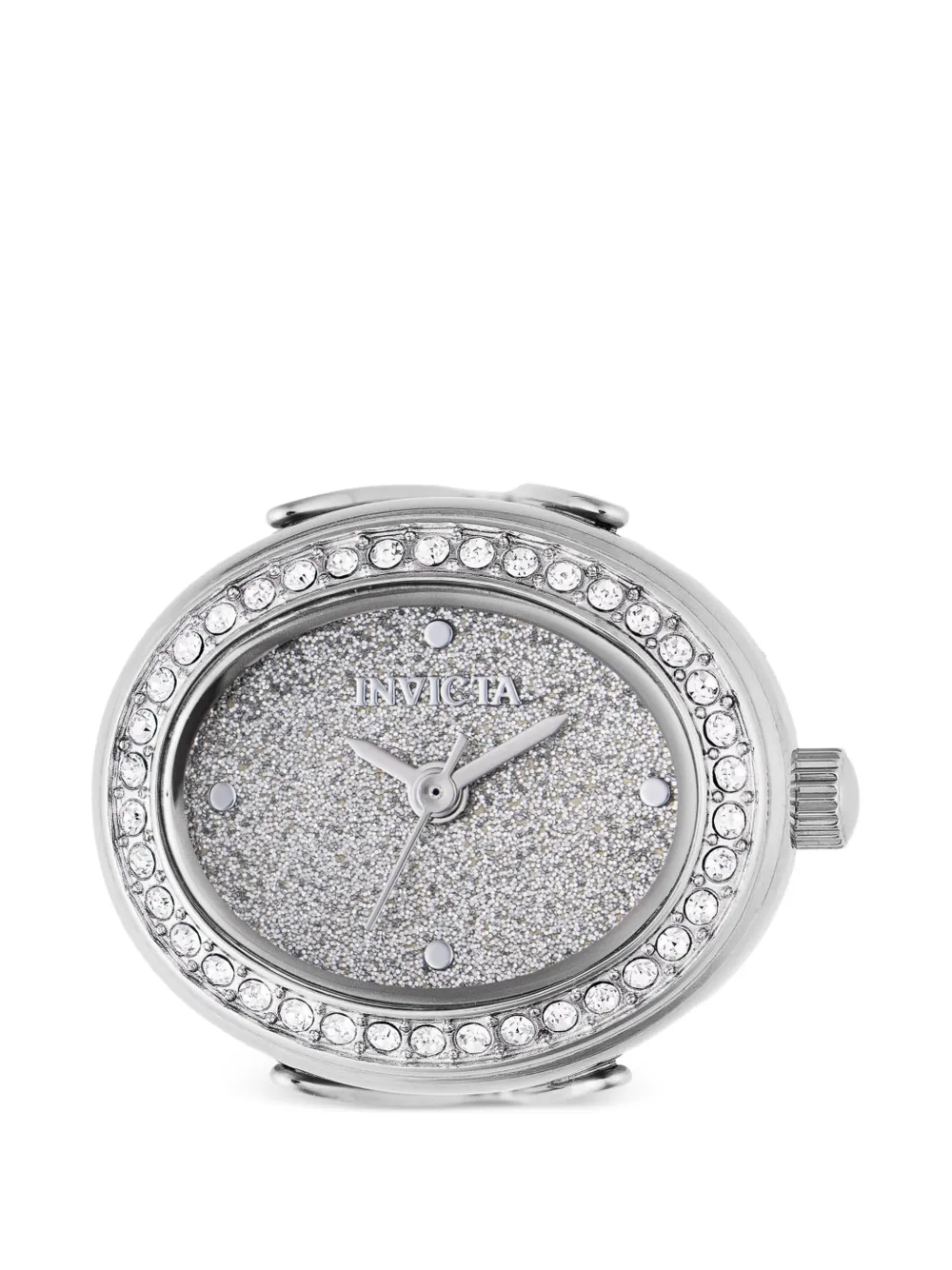 Invicta Mini Ring 24mm crystal-embellished watch - Silber