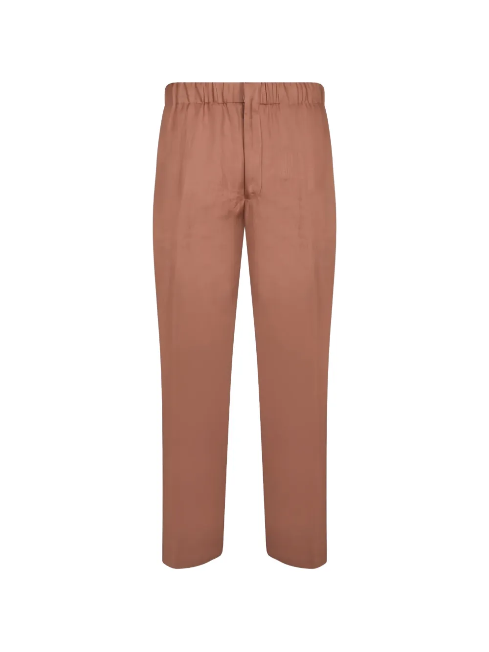 Lardini elasticated-waistband trousers - Marrone