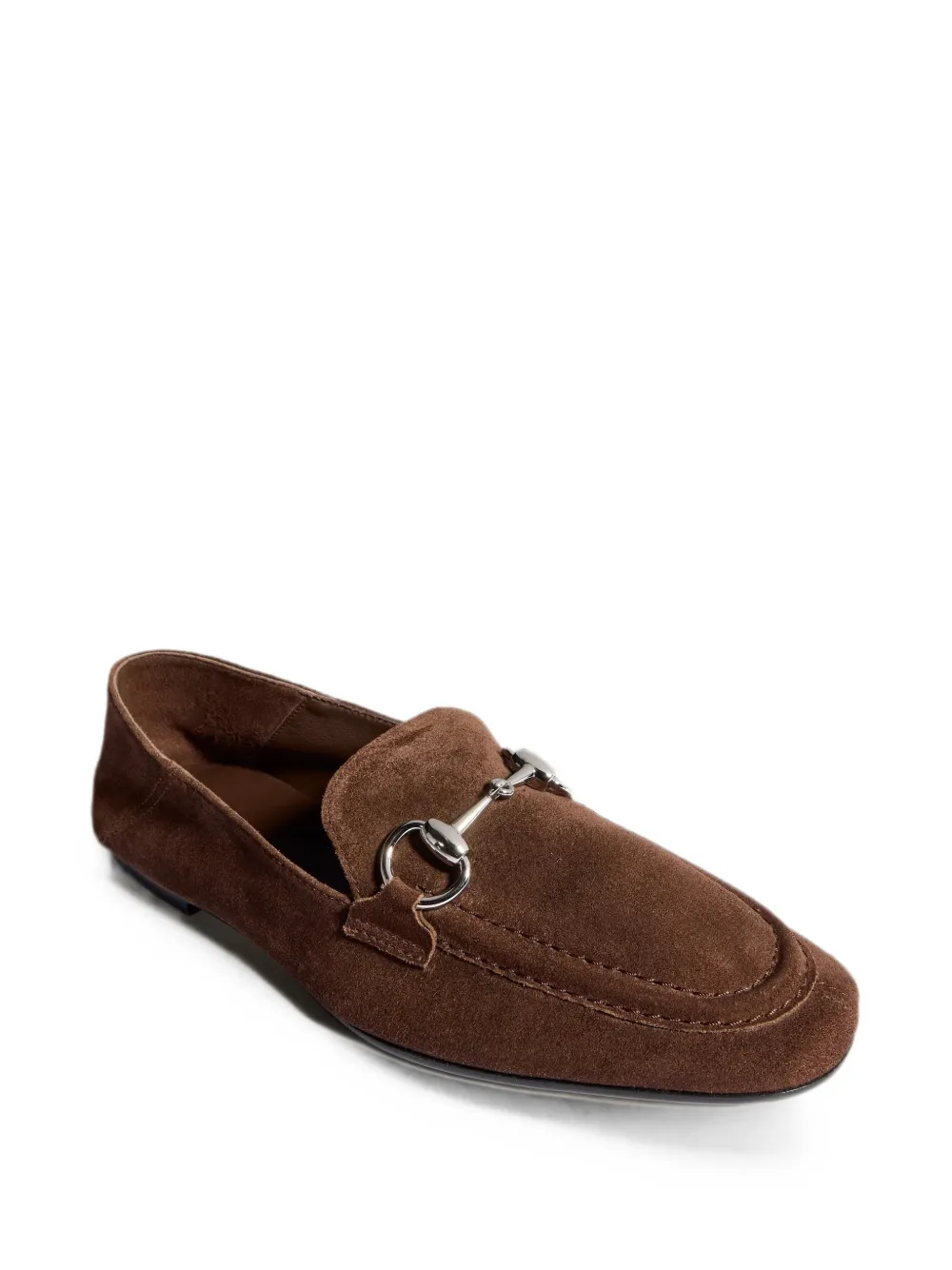 Gucci Jordaan Horsebit loafers Bruin