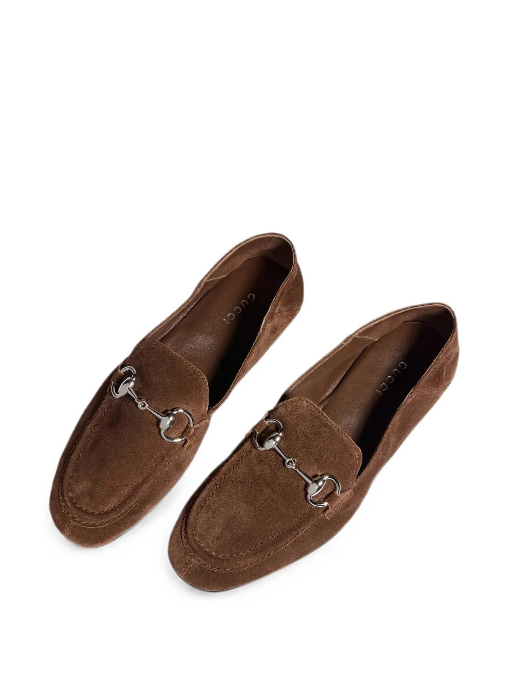 Gucci Jordaan Horsebit loafers Bruin