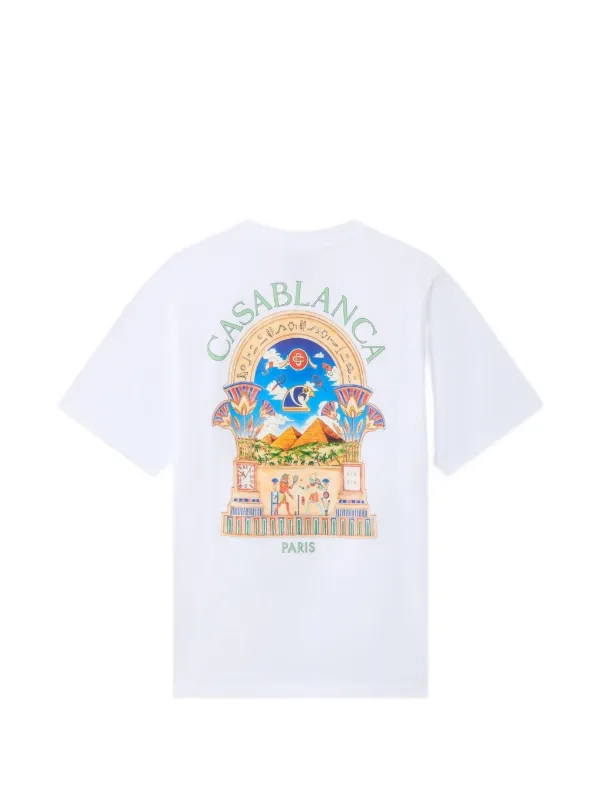 Casablanca — Egyptian L'Arche graphic-print cotton T-shirt