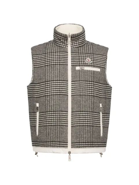 Moncler Prince of Wales check gilet