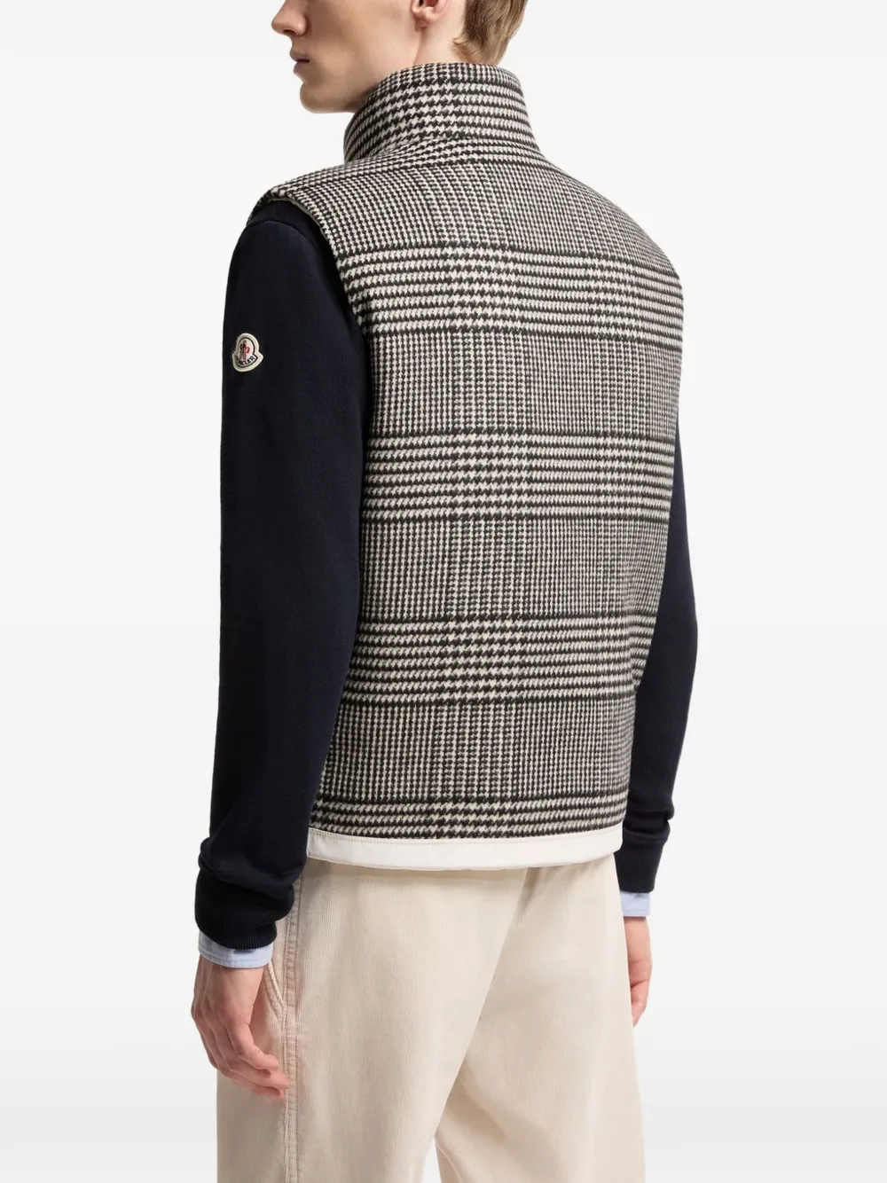 Moncler Gienah omkeerbare bodywarmer van wolblend Zwart