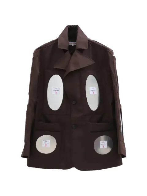 Walter Van Beirendonck mirror-detail notch-lapel jacket