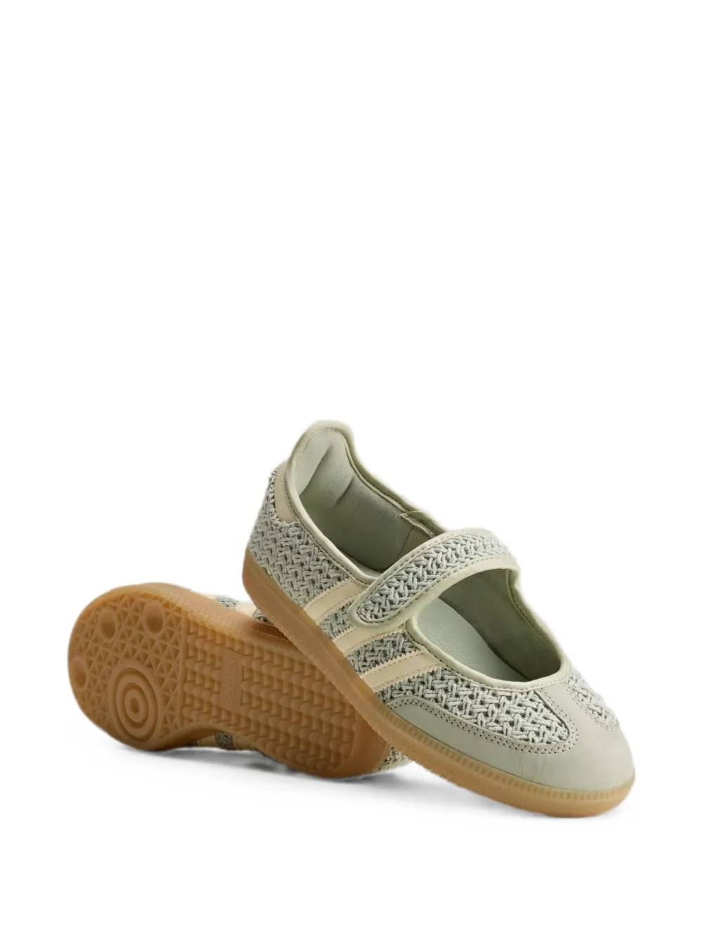 adidas Samba geweven sneakers met klittenband Groen
