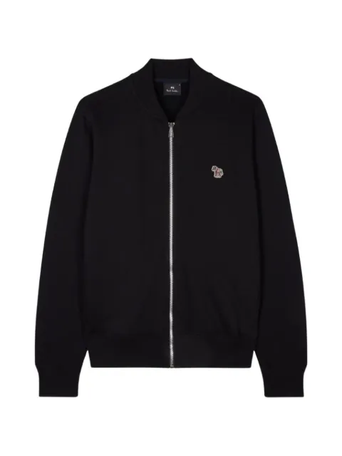 PS Paul Smith zebra-patch zip-fastening jacket