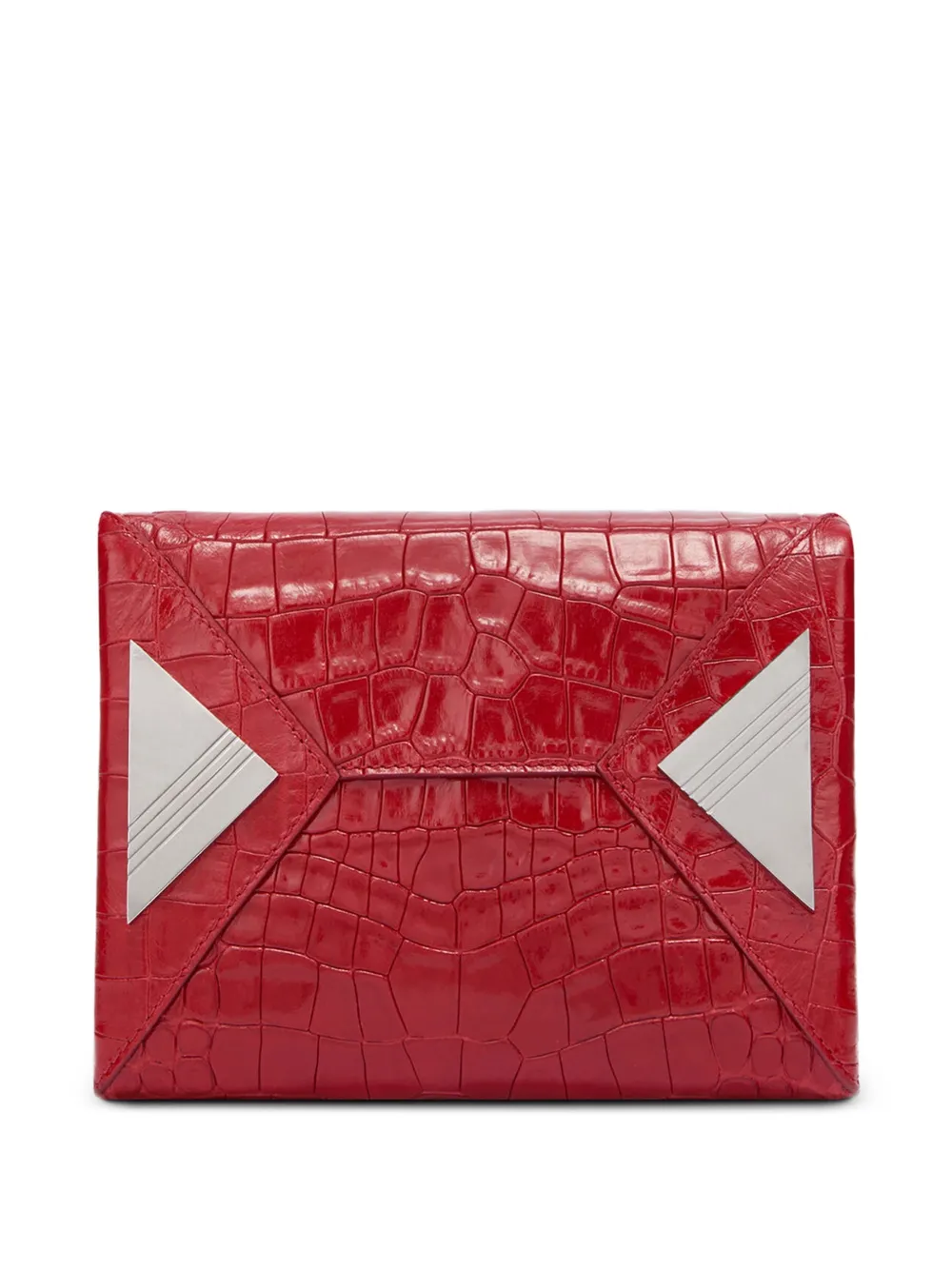 The Attico Shopper met krokodillen-reliëf Rood