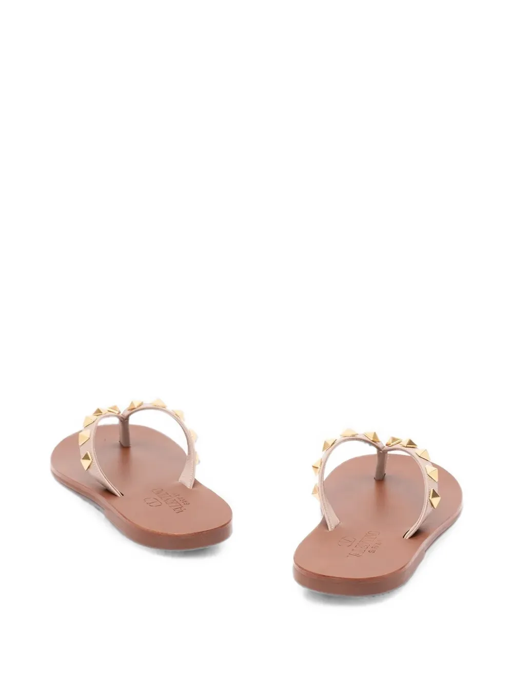 Valentino Garavani Rockstud sandals Beige