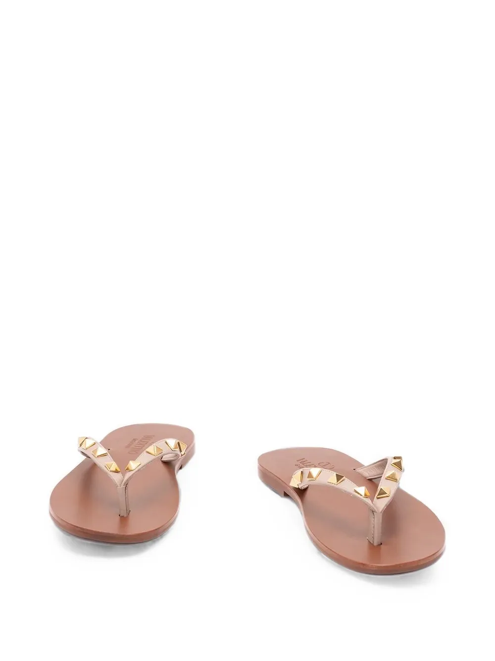 Valentino Garavani Rockstud sandals Beige
