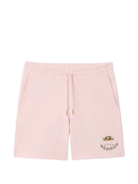 Casablanca x Ladurée logo-embroidered shorts